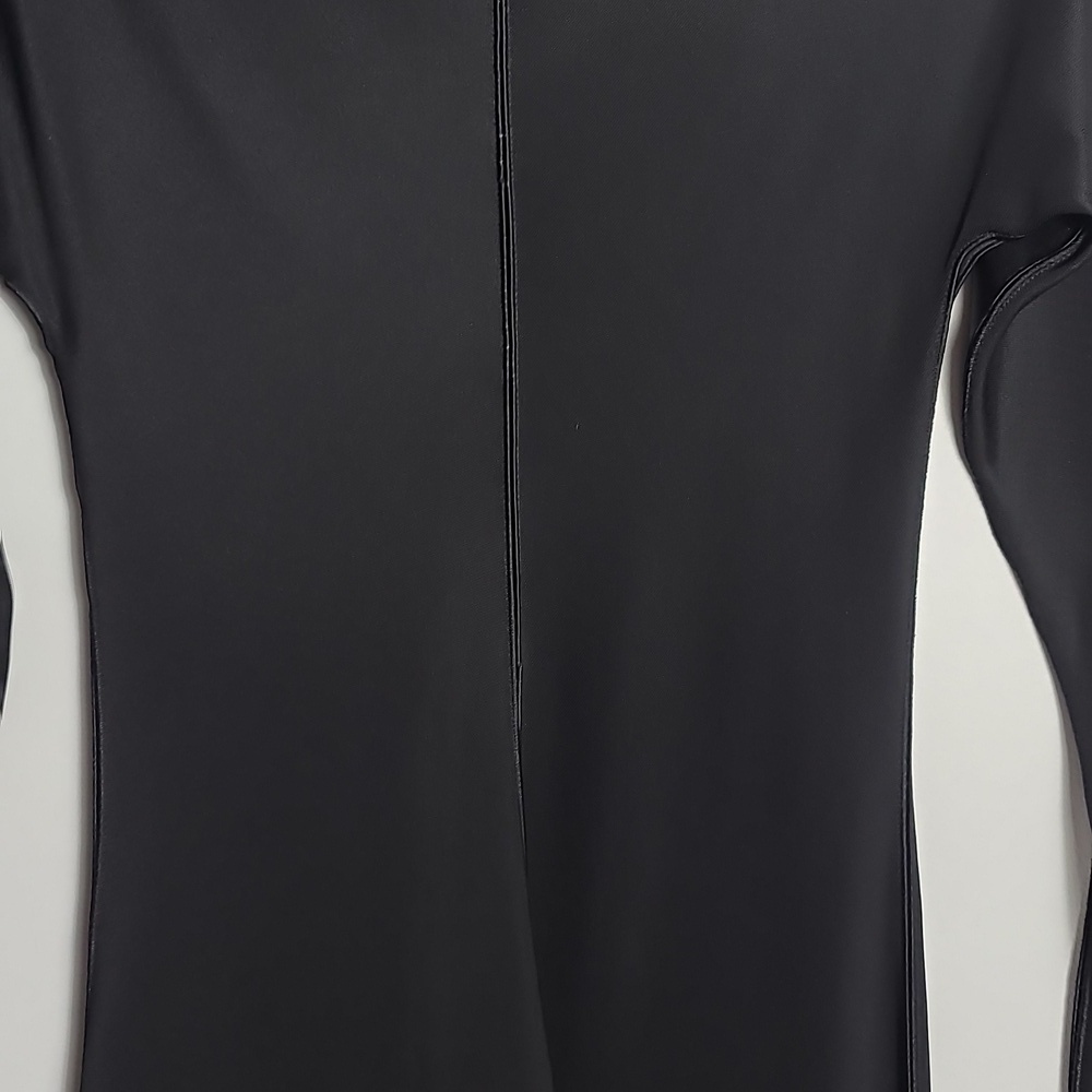 GIORGIO ARMANI Black Long Sleeve Sheath Dress Scooo Neck Knee-Length Size 40 US4 - Picture 12 of 16